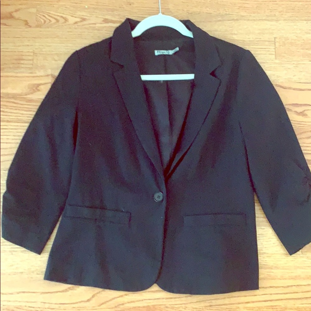 3/4 sleeve blazer